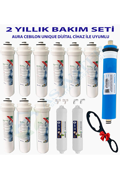 As Water İhlas Aura Cebilon Uyumlu Dijital arıtma Cihazı Uyumlu 2 Yıllık Filt...