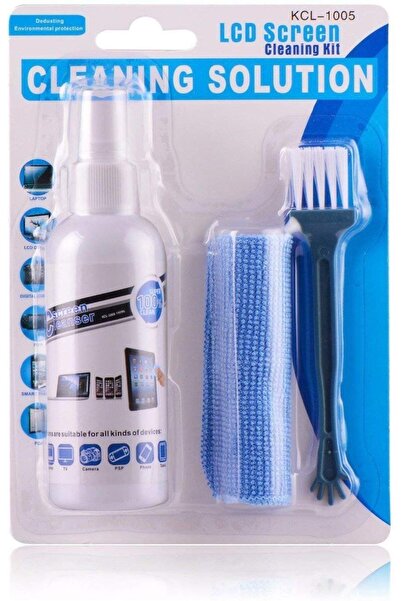 Techmaster 3in1 Bilgisayar Lcd Ekran Telefon Temizleme Solüsyon Set Kcl-1005