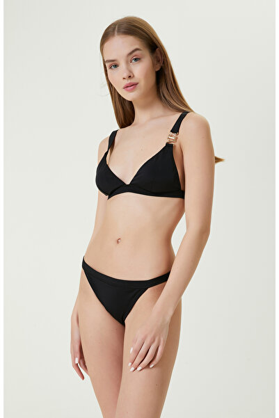 Network Siyah Penye Üçgen Bikini Takımı