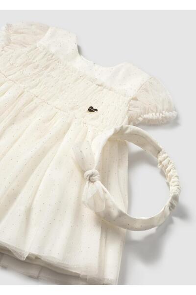 MAYORAL Kız Bebek Şaç Bantlı Tüllü Elbise
