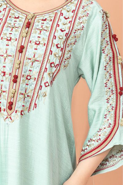 IKKXA Classic Embroidery Jalabiya