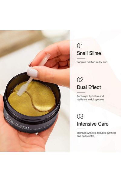 Other Mizon Snail Repair Intensive Gold Eye Gel Patch 60 buc - Plasturi pentru ochi cu mucus de melc și auriu