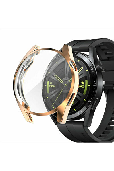 Techmaster Huawei Watch Gt3 42mm Silikon Kapak Kılıf Ekran Koruyucu