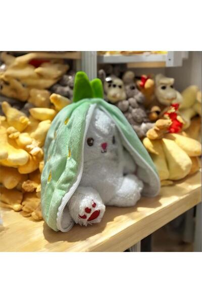 onestophub Pembe Çilek Tavşan 25 Cm- Peluş Oyuncak- Hem Çilek Hemde Tavşan