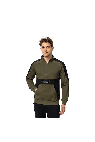 Merrell Ανδρικό φούτερ casual Stefan ανοιχτό πράσινο
