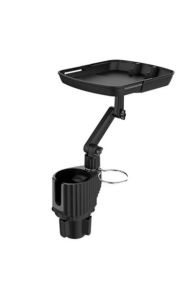 Techmaster 360 °   Portable Car Auto Truck Truck Phone - Double Cup Holder Tray Table