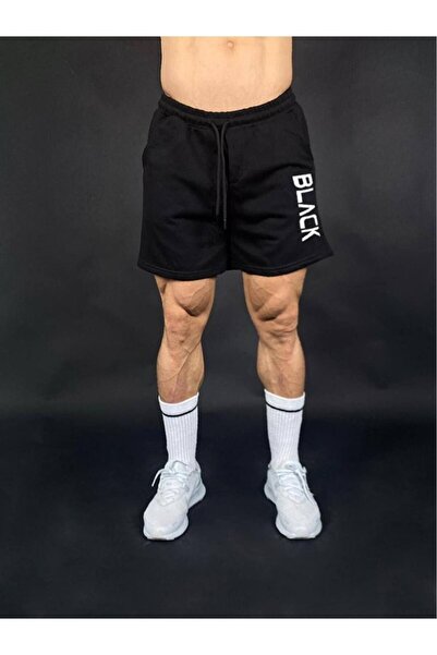 Gutsy Black Men's Printed Regular Fit Pocket Shorts