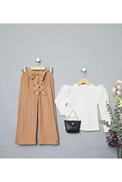 BLR KİDS Детски раиран костюм с чанта, подходящ за панталон