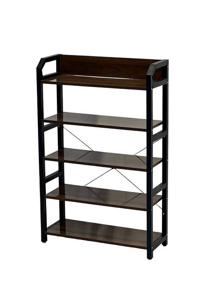 TrentonGCC رف كتب معاصر - رف عرض متعدد الطبقات 100x60x24 سم