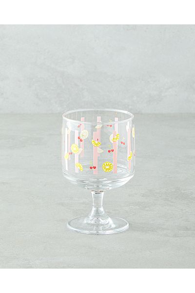 English Home Cherrylim 300 ml Colored Glass Cup Set of 3