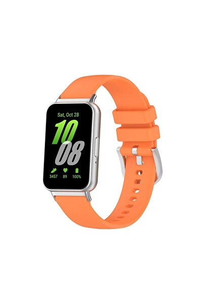 Techmaster Samsung Galaxy Fit 3 R390 Uyumlu Silikon Kordon Kayış