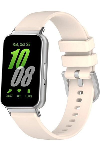 Techmaster حزام سيليكون متوافق مع هاتف Samsung Galaxy Fit 3 R390