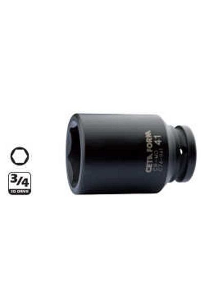 CETA FORM 3/4” 6 Corner Deep Air Socket Wrench 41 mm - C74-H41