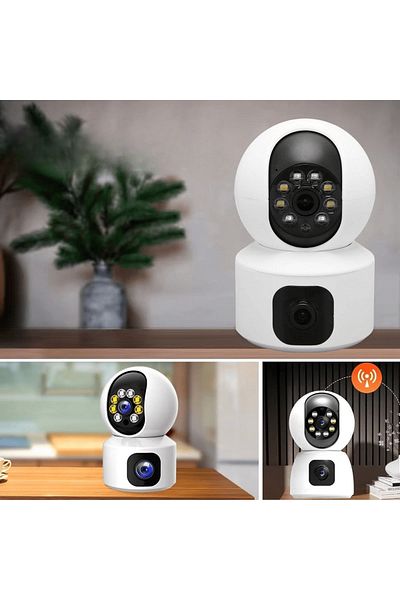 NEZADE STORE Dual Camera Wireless Connected Night Vision Home Security Camera Yosee (Lisinya)