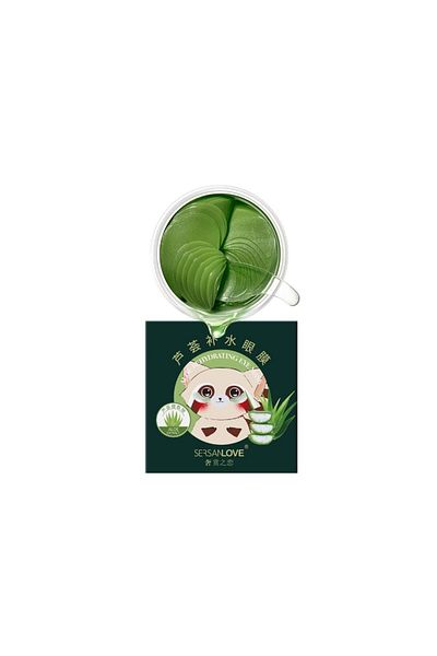 Other SERSANLOVE Tampoane pentru ochi cu hidrogel cu acid hialuronic și extracte naturale 60 buc Aloe (90g)