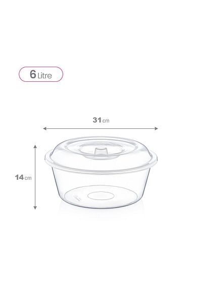 Smartware No. 2 Clear Covered Basin (6 Lt)
