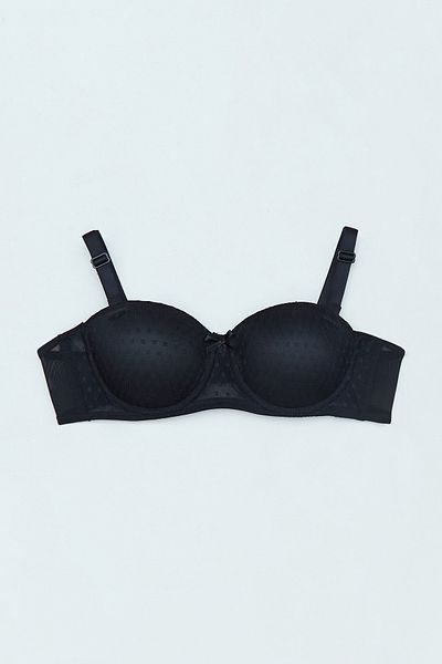 Fulla Moda Μουτζουρωμένο Στράπλες Σουίνγκ χωρίς υποστήριξη