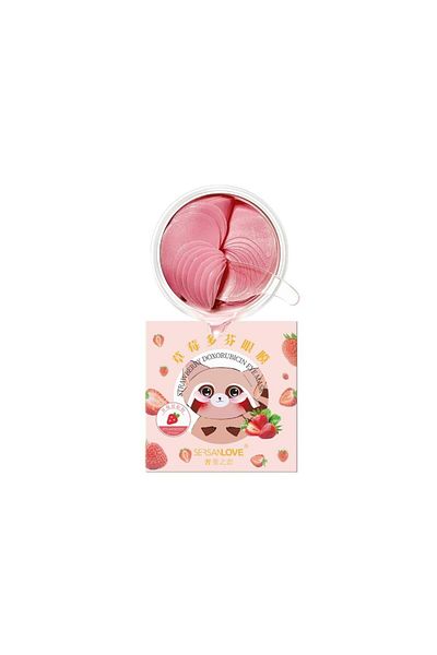 Other SERSANLOVE Tampoane pentru ochi cu hidrogel cu acid hialuronic și extracte naturale 60 buc. Căpșuni, 90g