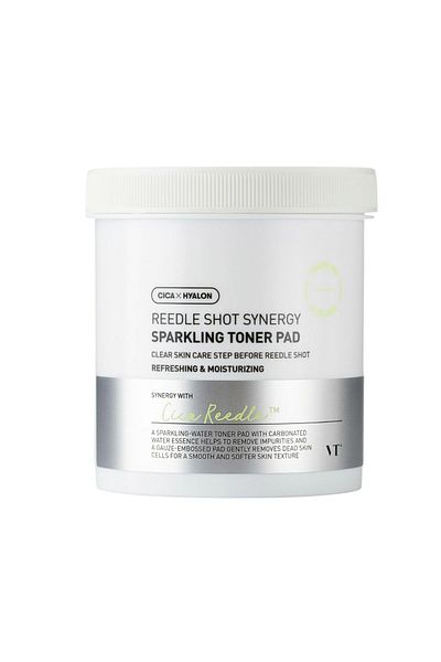 VT COSMETICS VT Cosmetics Reedle Shot Synergy Sparkling Toner Pad 80 EA - τονωτικά πέταλα προσώπου