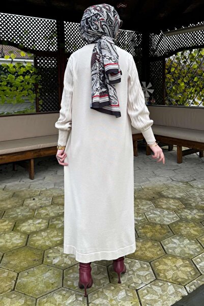 Rabia Şamlı Yağmur Triko Elbise Taş