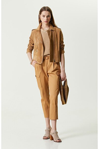 Network Camel Yüksek Bel Kargo Cep Pantolon