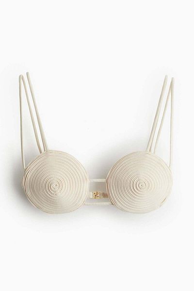 H&M Spiral-seam bikini top