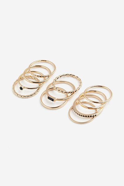 H&M 11-pack rings