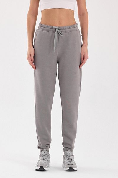 FİHA /9519-3 Φούτερ Oversize με Σχέδιο Σλάρντον Γκρι
