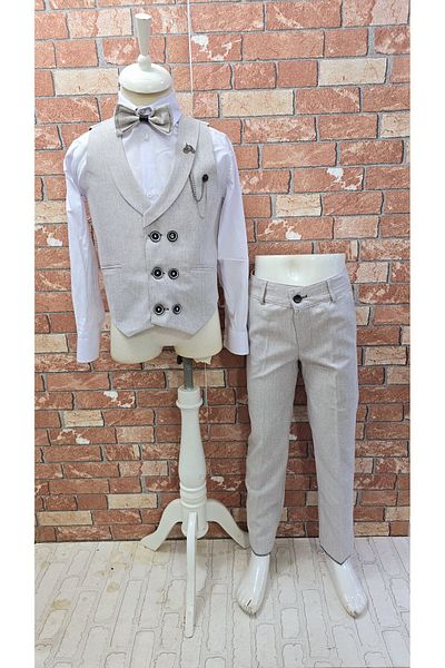 HAYTA Children's Vest Set - Vienna Stone Set with Shirt