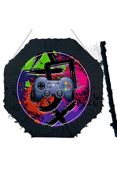 Parti Dükkanım Oyun Konsolu Pinyata 42 cm + Sopası