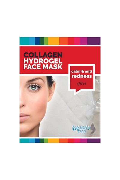 Beauty Face Collagen Hydrogel Face Mask Calm and Anti Redness Effect