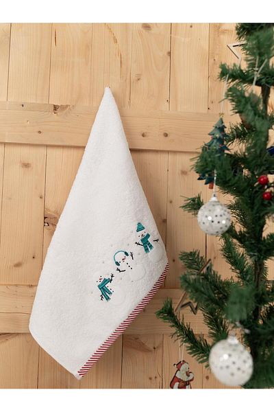 Baveno 45x70 cm Σετ πετσετών 2 τεμαχίων με κεντημένο σχέδιο - 100% βαμβάκι Baveno