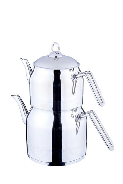FMS Daisy Large Size Steel Metal Teapot