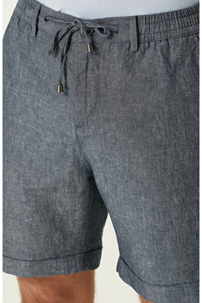 Network Lacivert Keten Şort