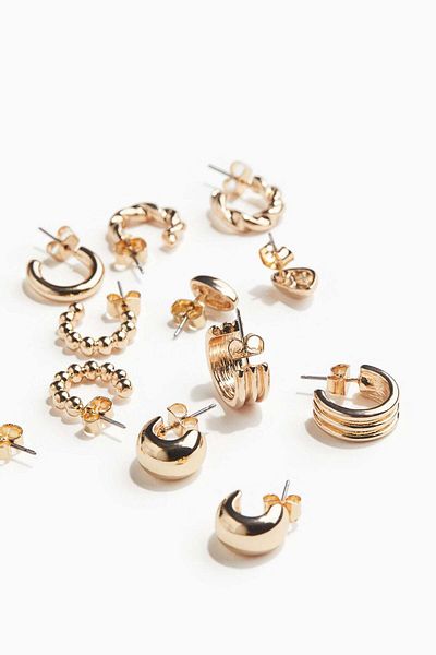 H&M 6 pairs earrings