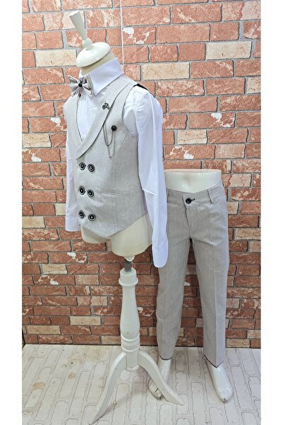 HAYTA Children's Vest Set - Vienna Stone Set with Shirt