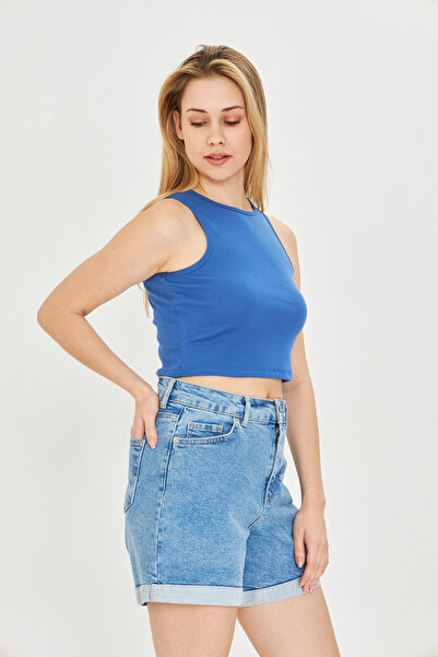 Dİ GİYİM Women's Ribana Crop Sneakers