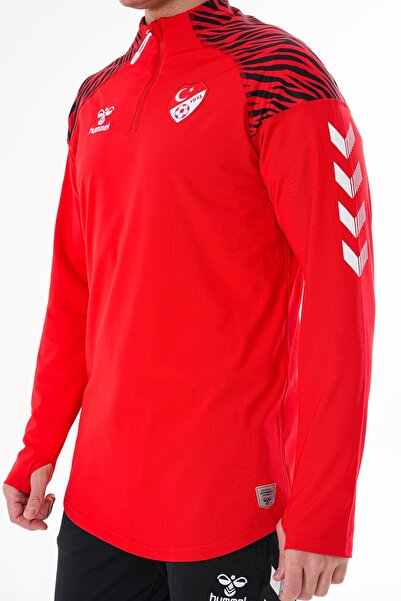 hummel TFF HAKEM ANTRENMAN EŞOFMAN ÜSTÜ KIRMIZI-M