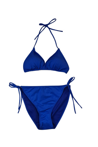 Butik Glowzia Lacivert Kadın Üçgen Bikini Takımı