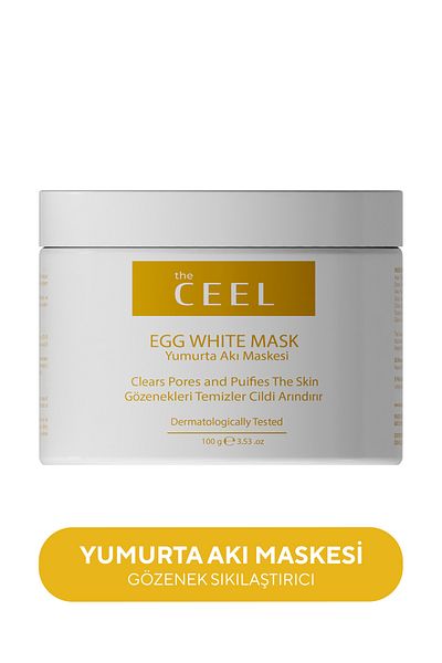 The Ceel Pore Firming, Anti-Blackhead Egg White Mask with Aloe Vera Extract 100 Gr