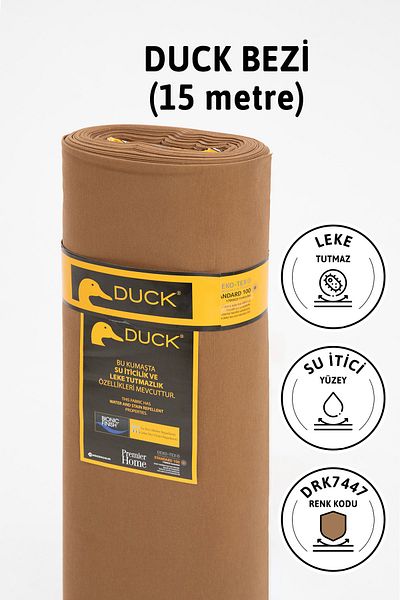FAVORA Premier Meter's Duck Linen Υφασμάτινο Αδιάβροχο Πανί 15 μέτρων Drk7447 - Καφέ