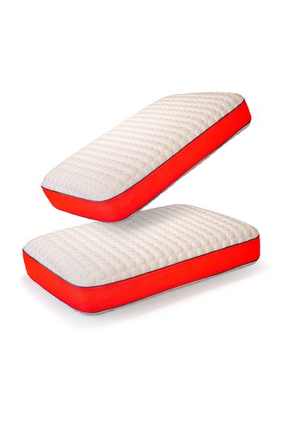 moda home bedding 2 Pink Visco Bubbli Chubby Orthopedic Pillows