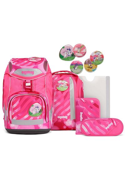Ergobag Pack Schulranzen-Set 6tlg. inkl. Klettie-Set