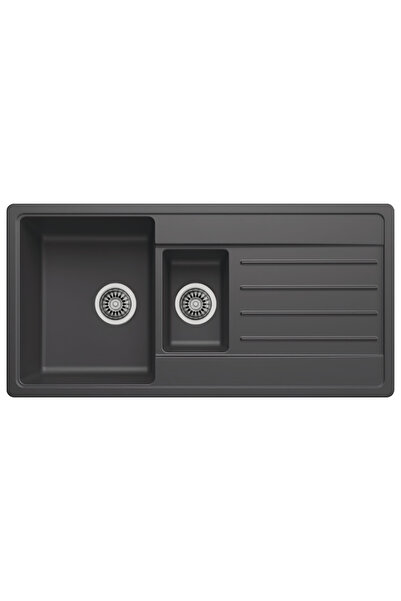 EVIER Granit Evye Fors Series Antrasite (ANTRASİT) - (1.5 Göz) - (100x50)