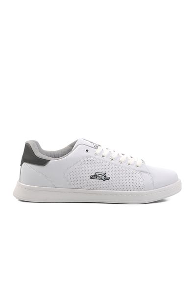 Slazenger Ανδρικά αθλητικά παπούτσια - Λευκό-Μαύρο, Μεγάλο Μέγεθος, Isco M