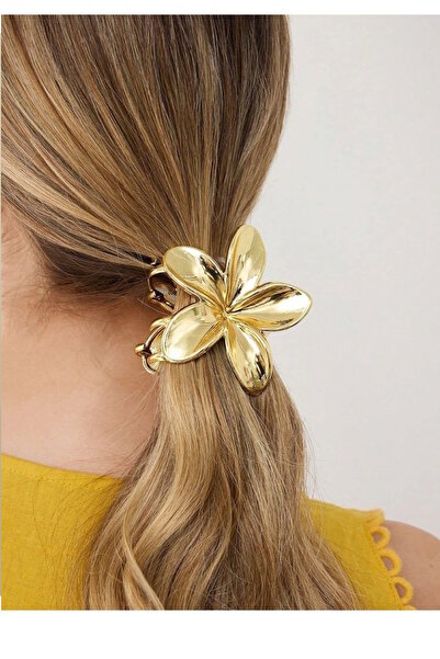 CAŞ DEKORASYON مشبك ماندال على شكل زهرة اللوتس ذهبي اللون من تايم