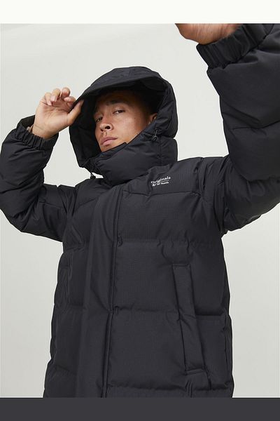 Jack & Jones Jachetă pentru bărbați JACK JONES, cu glugă, rezistentă la vânt 12238881