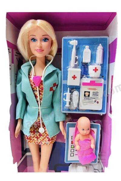 Vardem KUTULU 29 CM AKSESUARLI DOKTOR BEBEK