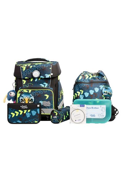 School Mood Champion Maxx Pro Mila Schulranzen-Set 7-teilig