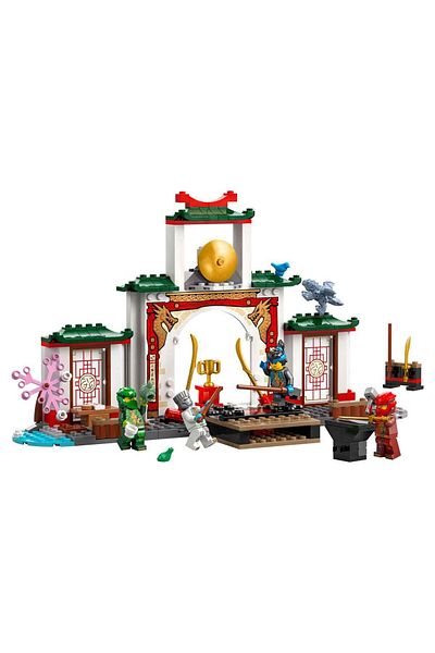 LEGO Ninjago Ninja Temple of Spinjitzu 71831 - 4 Minifigures and Ej for Kids 4 Years Old and up